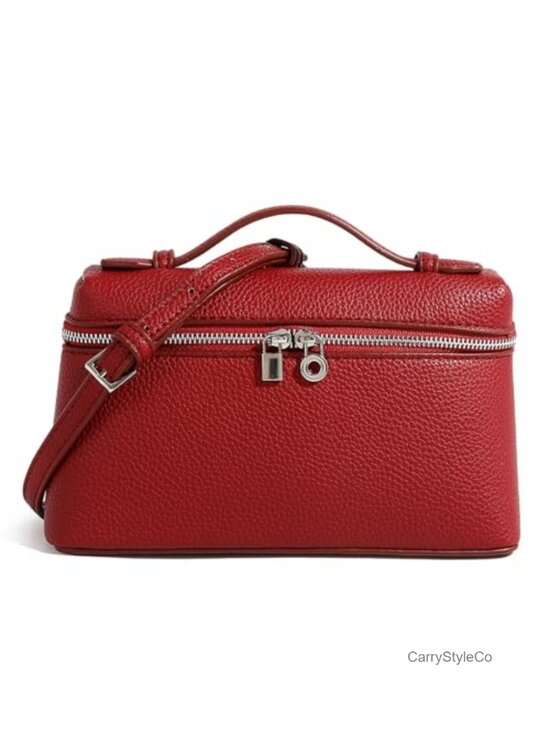 Handbags - Mini Box Crossbody Handbag Vegan Leather Top Handle Purse